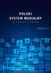 Okładka, Polski system medialny w procesie zmian, t. 1, Jolanta Kępa-Mętrak, Przemysław Ciszek red.
