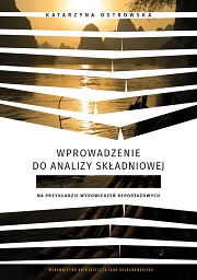 Okładka, Katarzyna Ostrowska, Wprowadzenie do analizy składniowej na przykładzie wypowiedzeń reportażowych
