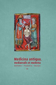 okładka, Beata Wojciechowska, Sylwia Konarska-Zimnicka, Lucyna Kostuch red., Medicina antiqua, t. 3