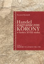 Handel zagraniczny Korony, eksport, t. 1, tabele statystyczne