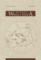 "Między Wisłą a Pilicą. Studia i materiały historyczne" t. 14