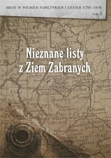 Nieznane listy z Ziem Zabranych