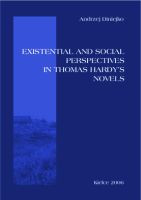 Existential and Social Perspectives in Thomas Hardy’s Novels