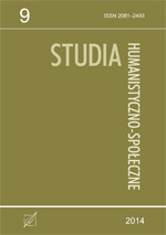 "Studia Humanistyczno-Społeczne", t. 9