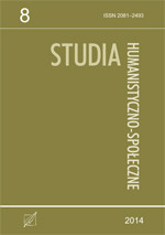 "Studia Humanistyczno-Społeczne", t. 8