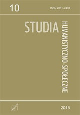 "Studia Humanistyczno-Społeczne", t. 10