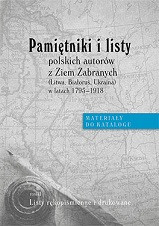 Pamiętniki i listy polskich autorów z Ziem Zabranych, t. 2