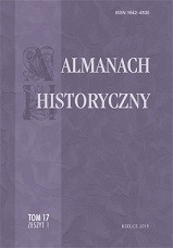 "Almanach Historyczny", t. 17, z.1
