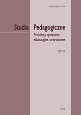 „Studia Pedagogiczne. Problemy społeczne, edukacyjne i artystyczne”, t. 28