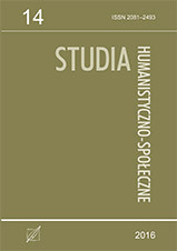 "Studia Humanistyczno-Społeczne", t. 14