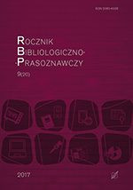 "Rocznik Bibliologiczno-Prasoznawczy", t.10/21