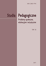„Studia Pedagogiczne. Problemy społeczne, edukacyjne i artystyczne”, t. 30