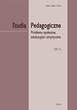 „Studia Pedagogiczne. Problemy społeczne, edukacyjne i artystyczne”, t. 32