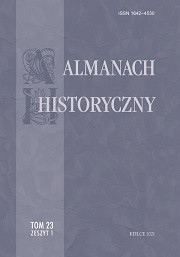 „Almanach Historyczny”, t. 23, z. 1