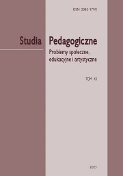 „Studia Pedagogiczne. Problemy społeczne, edukacyjne i artystyczne”, t. 43