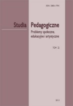 „Studia Pedagogiczne. Problemy społeczne, edukacyjne i artystyczne” t. 22
